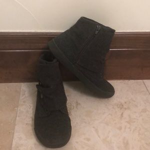 Gray booties by Blowfish